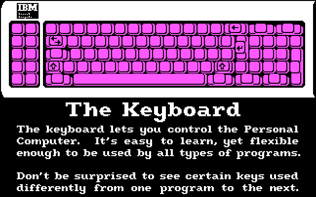 IBM - Exploring The IBM Personal Computer 1.00 - Keyboard